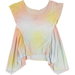 Seneca Rising Womens Multi Tone Basic T-Shirt, Multicoloured, NWT